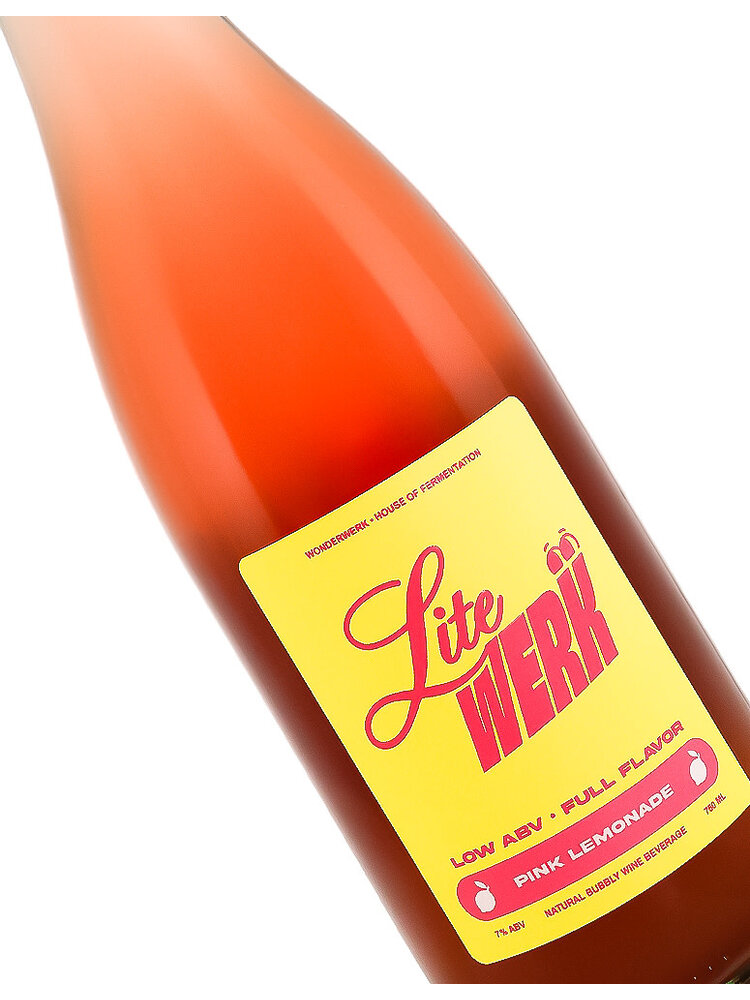 Wonderwerk "Lite Werk" 2023 Pink Lemonade Natural Bubbly Wine, California