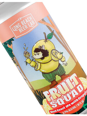 Long Beach Beer Lab "Fruit Squad" West Coast IPA 16oz Can - Long Beach, CA