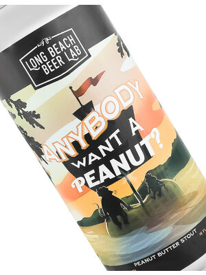 Long Beach Beer Lab "Anybody Want A Peanut?" Peanut Butter Stout 16oz Can - Long Beach, CA