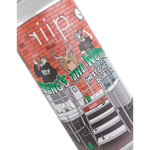 Riip Beer/Faction Brewing "Berg's The Word" West Coast Double IPA 16oz Can - Huntington Beach, CA Riip Beer/Faction Brewing "Berg's The Word" West Coast Double IPA 16oz Can - Huntington Beach, CA