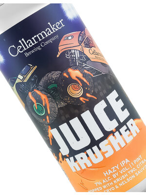 Cellarmaker Brewing "Juice Krusher" Hazy IPA 16oz Can - Oakland, CA