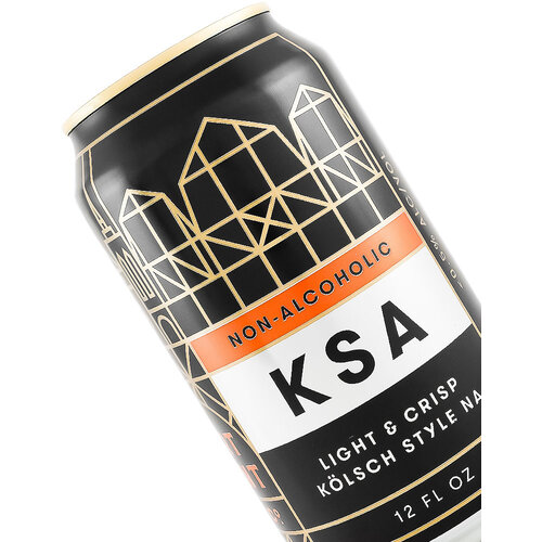 Fort Point Beer "KSA" Non-Alcoholic Kolsch Style 12oz Can - San Francisco, CA Fort Point Beer "KSA" Non-Alcoholic Kolsch Style 12oz Can - San Francisco, CA