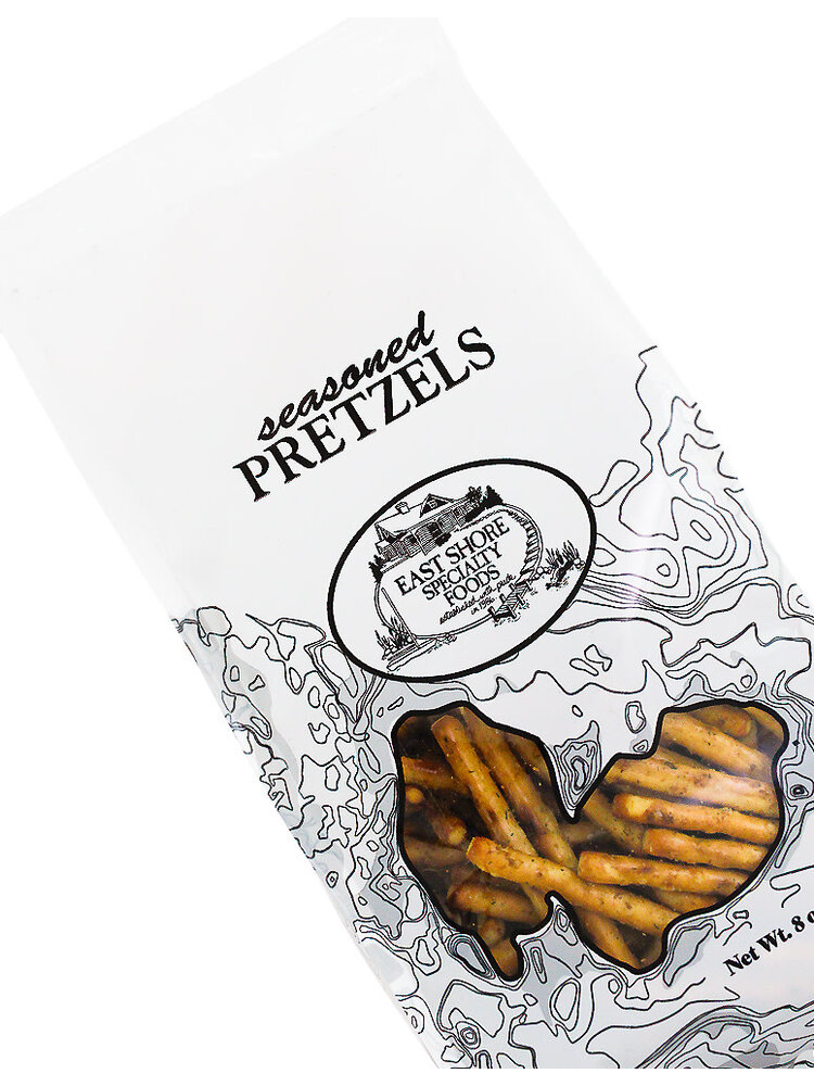 East Shore Seasoned Pretzels 8oz Bag, Hartland, Wisconsin