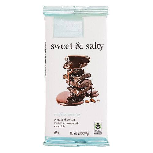Chuao Sweet & Salty Chocolate Bar 2.8oz, Carlsbad, California Chuao Sweet & Salty Chocolate Bar 2.8oz, Carlsbad, California