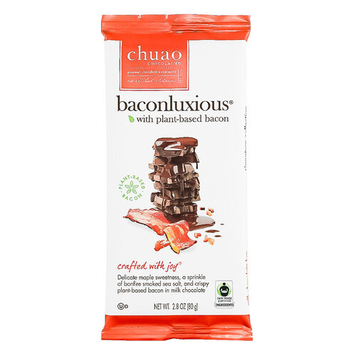 Chuao Baconluxious Chocolate Bar 2.8oz, Carlsbad, California Chuao Baconluxious Chocolate Bar 2.8oz, Carlsbad, California