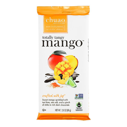 Chuao Totally Tangy Mango Chocolate Bar 2.8oz, Carlsbad, CA Chuao Totally Tangy Mango Chocolate Bar 2.8oz, Carlsbad, CA