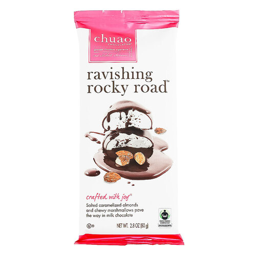 Chuao Ravishing Rocky Road Chocolate Bar 2.8oz, Carlsbad, California Chuao Ravishing Rocky Road Chocolate Bar 2.8oz, Carlsbad, California