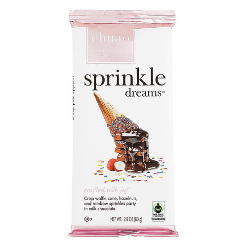 Chuao Sprinkle Dreams Chocolate Bar 2.8oz, Carlsbad, California Chuao Sprinkle Dreams Chocolate Bar 2.8oz, Carlsbad, California