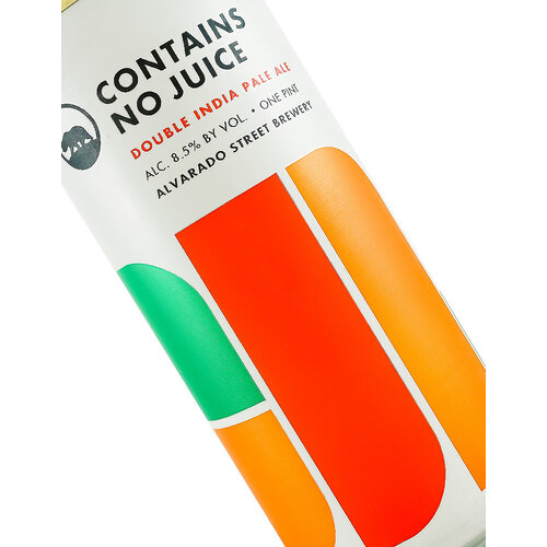 Alvarado Street Brewery "Contains No Juice" Double India Pale Ale 16oz can - Salinas, CA