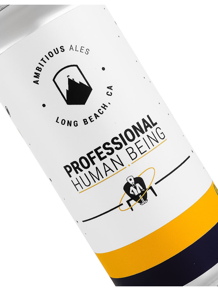 Ambitious Ales "Professional Human Being" DDH Hazy IPA 16oz Can - Long Beach, CA
