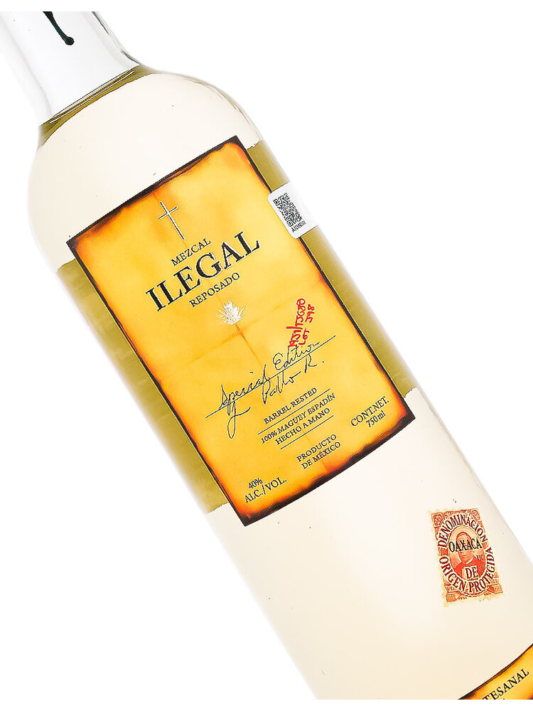 Ilegal Mezcal Reposado, Oaxaca, Mexico