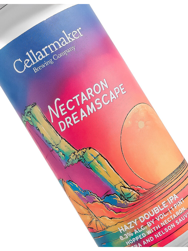 Cellarmaker Brewing "Nectaron Dreamscape" Hazy Double IPA 16oz Can - Oakland, CA