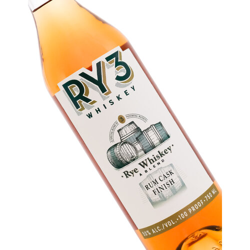 RY3 Whiskey Rye Whiskey Rum Cask Finish, Virginia Beach, Virginia RY3 Whiskey Rye Whiskey Rum Cask Finish, Virginia Beach, Virginia