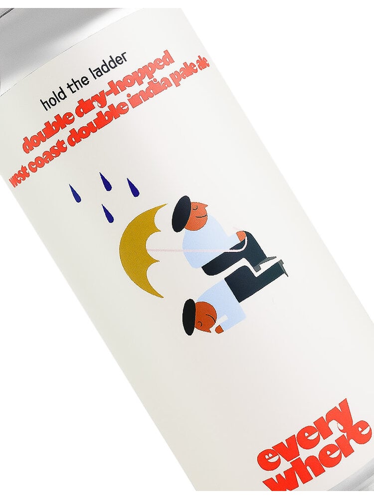 Everywhere Beer "Hold The Ladder" Double Dry-Hopped West Coast Double India Pale Ale 16oz Can - Orange, CA