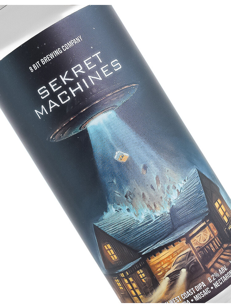 8 Bit Brewing "Sekret Machines" DDH West Coast DIPA 16oz Can - Murietta, CA