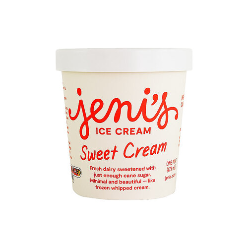 Jeni's "Sweet Cream" Ice Cream Pint, Ohio Jeni's "Sweet Cream" Ice Cream Pint, Ohio