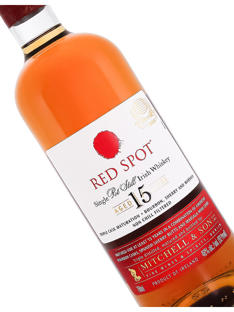 Red Spot Single Pot Still Irish Whiskey, Aged 15 Years
