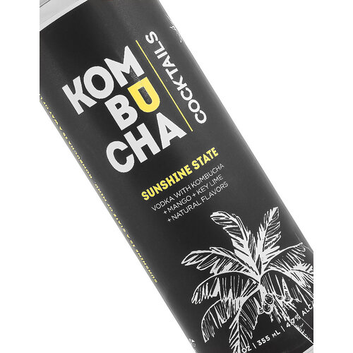 Kombucha Cocktails "Sunshine State" Vodka With Kombucha 12oz Can, Hudsonville, Michigan Kombucha Cocktails "Sunshine State" Vodka With Kombucha 12oz Can, Hudsonville, Michigan
