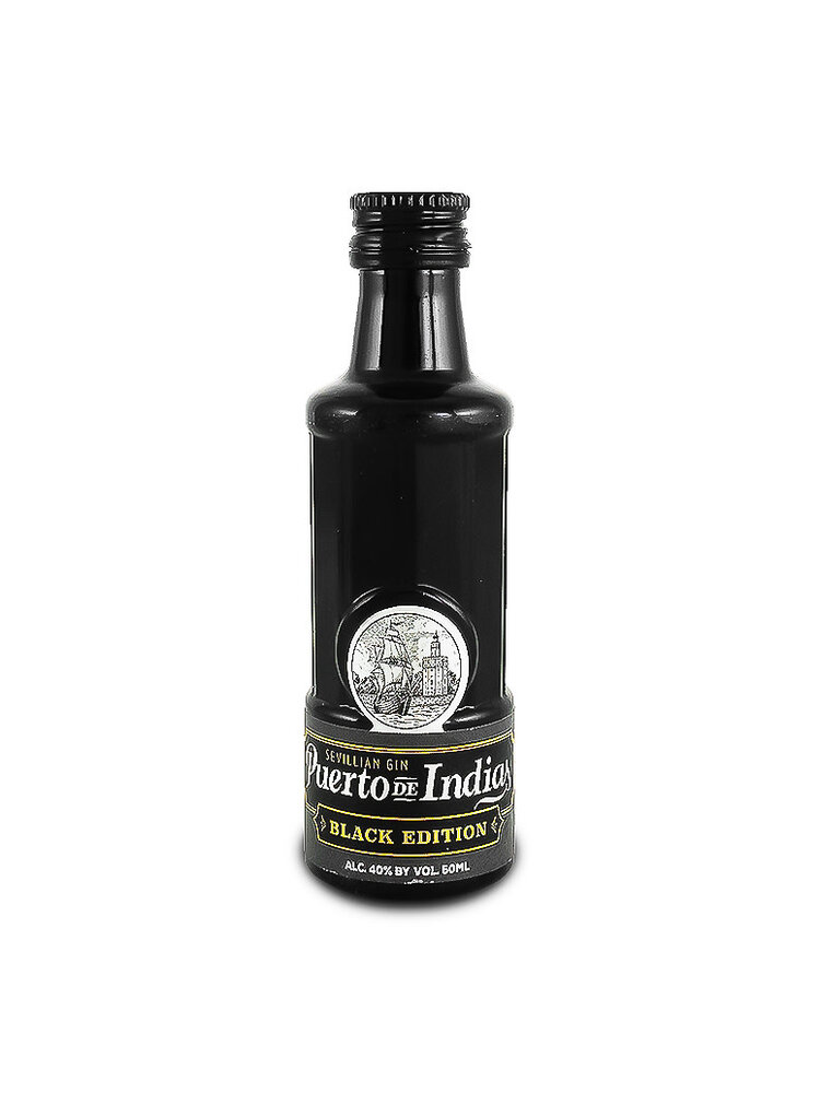 Puerto de Indias Sevillian Gin "Black Edition" 50ml, Spain