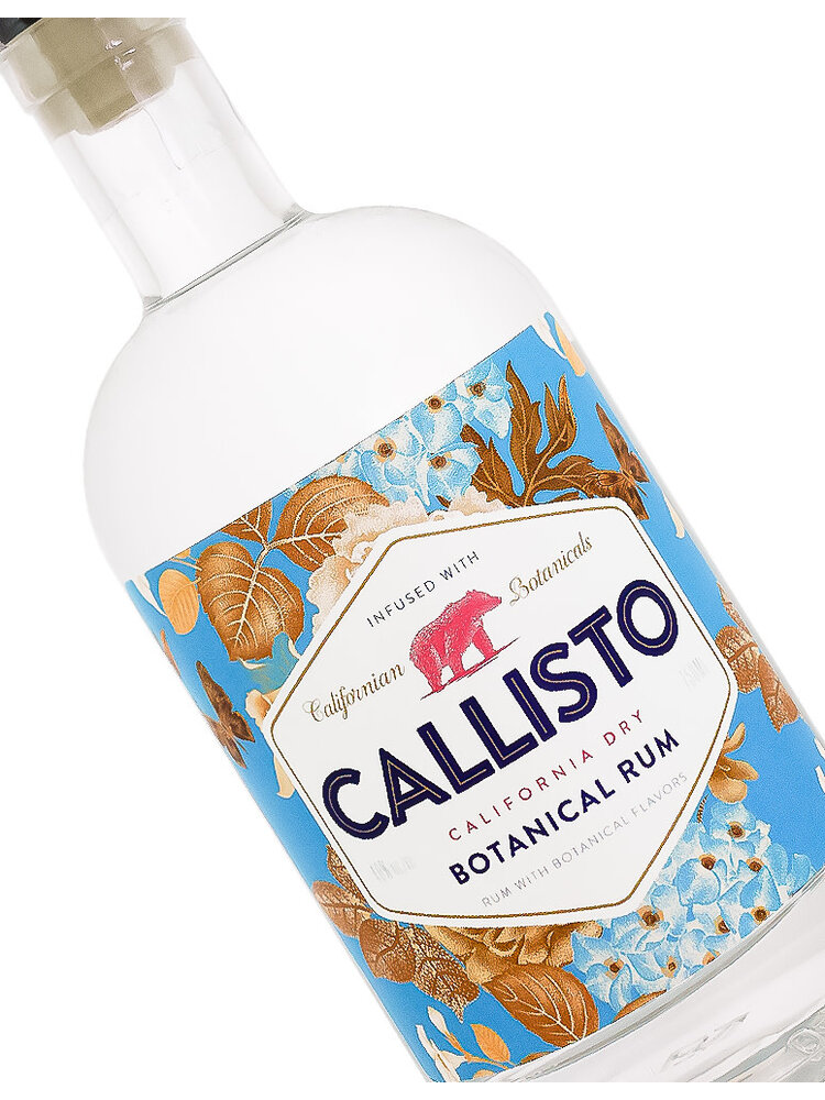 Callisto California Dry Botanical Rum, Petaluma