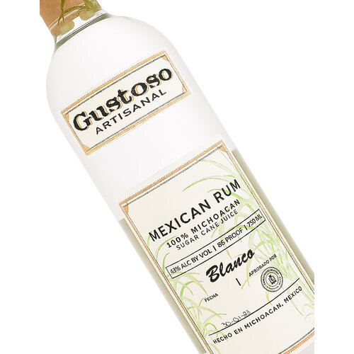 Gustoso Aguardiente White Rum, Michoacan, Mexico Gustoso Aguardiente White Rum, Michoacan, Mexico
