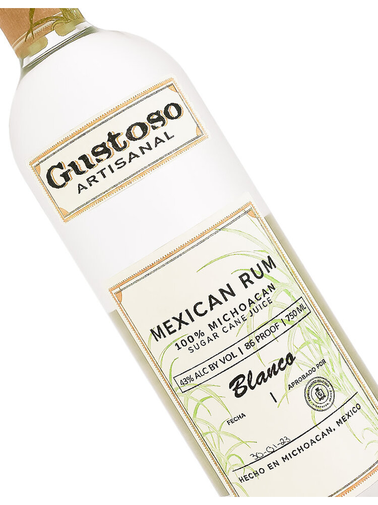 Gustoso Aguardiente White Rum, Michoacan, Mexico