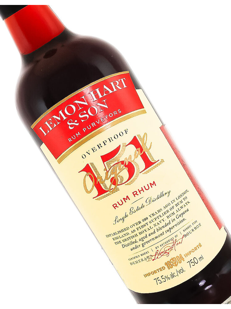 Lemon Hart & Son 151 Rum, Guyana