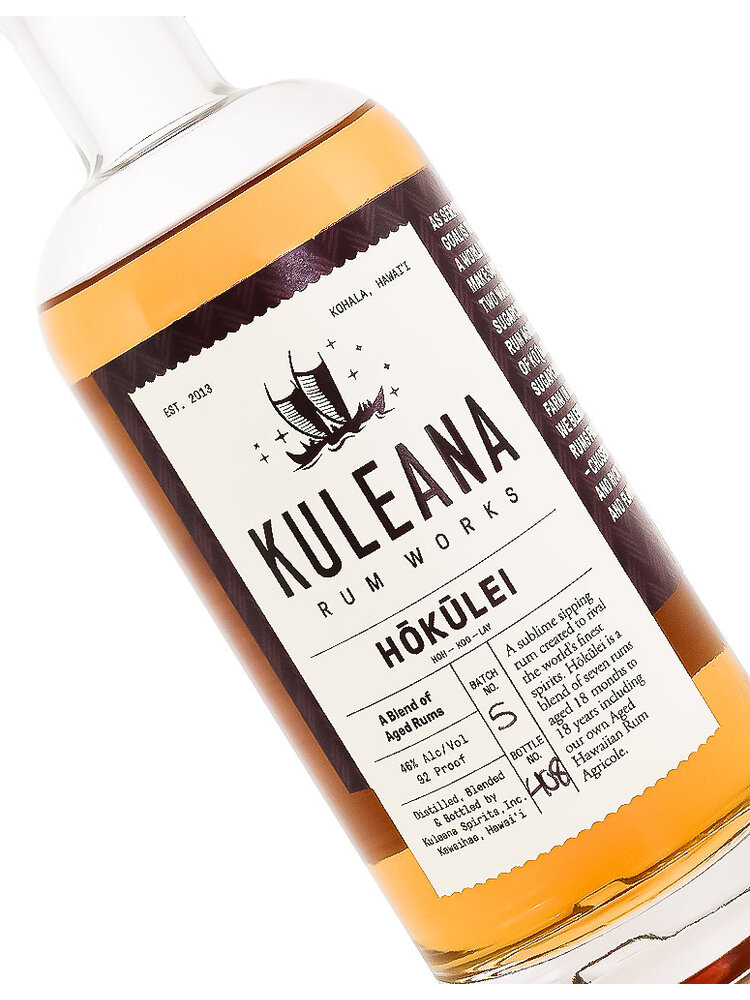 Kuleana Rum Works Hokulei Batch No. 5, Kohala, Hawaii