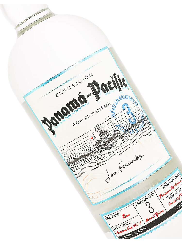 Panama-Pacific Blanco Rum, Aged 3 Years 1 Liter
