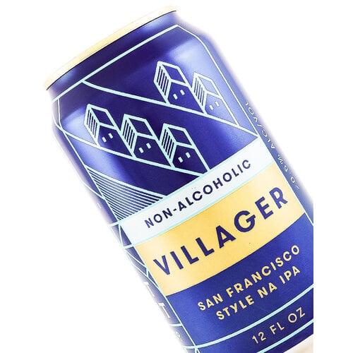 Fort Point Beer "Villager" Non-Alcoholic San Francisco style NA IPA 12oz Can - San Francisco, CA Fort Point Beer "Villager" Non-Alcoholic San Francisco style NA IPA 12oz Can - San Francisco, CA