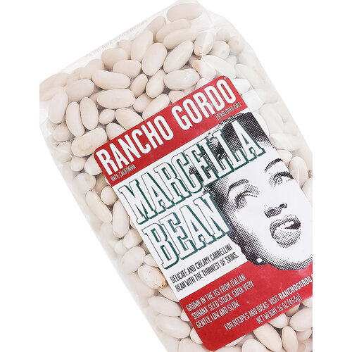 Rancho Gordo Marcella Bean 16oz Bag, Napa, California Rancho Gordo Marcella Bean 16oz Bag, Napa, California