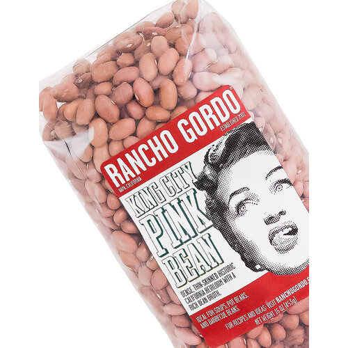 Rancho Gordo King City Pink Bean 16oz Bag, Napa, California Rancho Gordo King City Pink Bean 16oz Bag, Napa, California