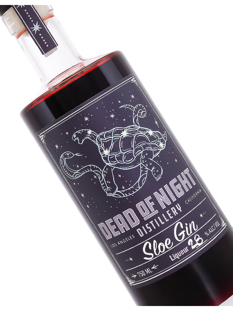 Dead Of Night Distillery Sloe Gin, Los Angeles, California