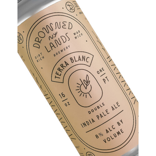 Drowned Lands "Terra Blanc" Double India Pale Ale 16oz Can - Warwick, NY Drowned Lands "Terra Blanc" Double India Pale Ale 16oz Can - Warwick, NY