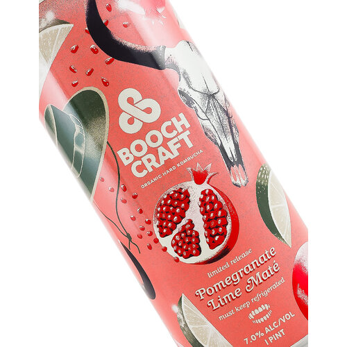 Booch Craft "Pomegranate Lime Mate" Hard Kombucha 16oz Can - Chula Vista, CA Booch Craft "Pomegranate Lime Mate" Hard Kombucha 16oz Can - Chula Vista, CA