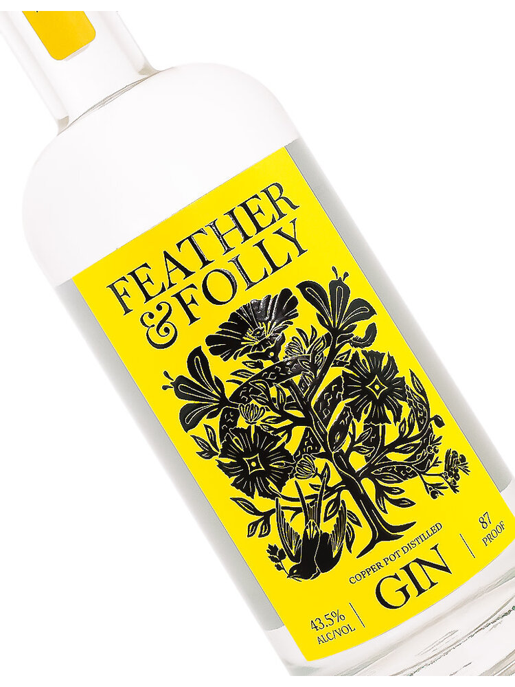 Feather & Folly Copper Pot Distilled Gin, Prosser, Washington