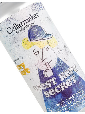 Cellarmaker Brewing/Everywhere Beer "West Kept Secret" West Coast IPA 16oz Can - Oakland, CA
