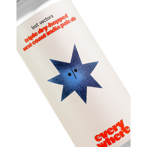 Everywhere Beer "Lost Vectors" Triple-Dry Hopped West Coast India Pale Ale 16oz Can - Orange, CA Everywhere Beer "Lost Vectors" Triple-Dry Hopped West Coast India Pale Ale 16oz Can - Orange, CA