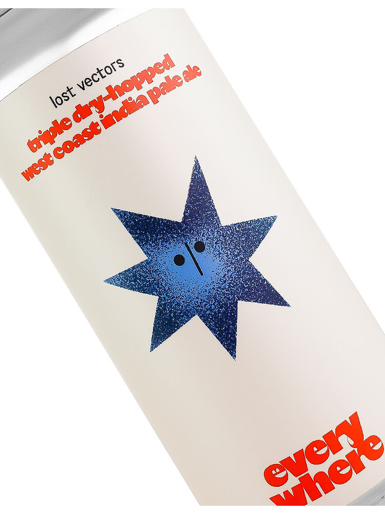 Everywhere Beer "Lost Vectors" Triple-Dry Hopped West Coast India Pale Ale 16oz Can - Orange, CA