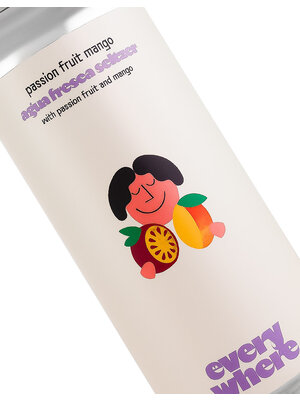 Everywhere Beer "Passion Fruit Mango" Agua Fresca Seltzer 16oz Can - Orange, CA