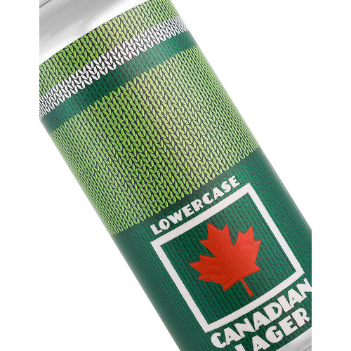 Lowercase Brewing "Canadian Lager" 16oz Can - Seattle, WA Lowercase Brewing "Canadian Lager" 16oz Can - Seattle, WA