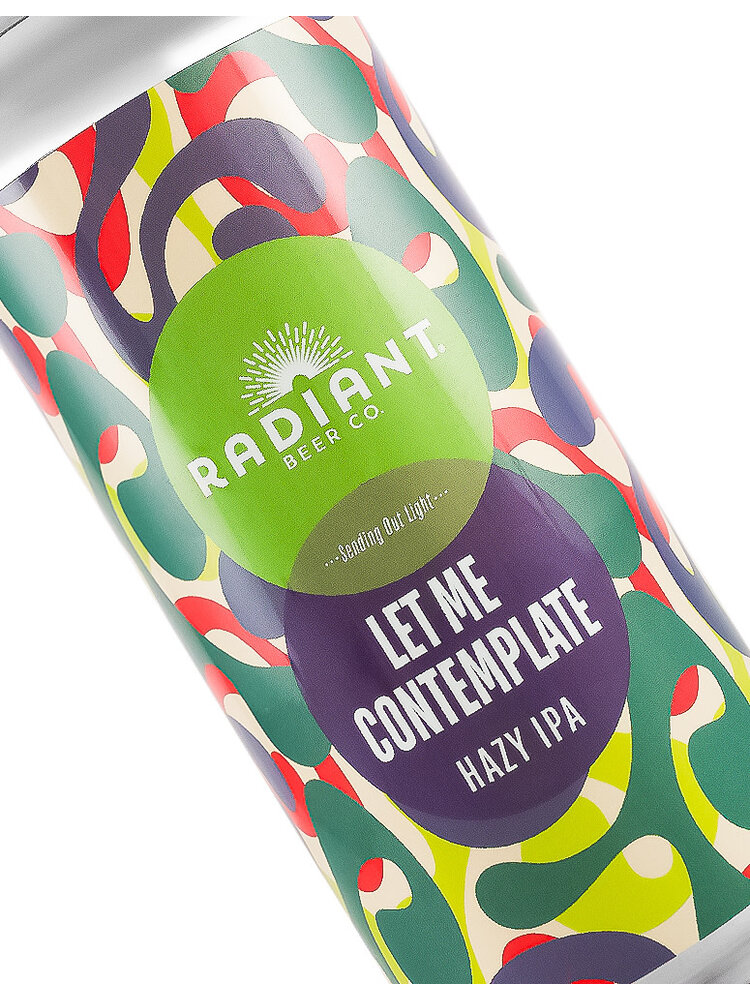 Radiant Beer "Le Me Contemplate" Hazy IPA 16oz Can - Anaheim, CA