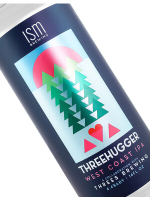 ISM Brewing/Threes Brewing "Threehugger" West Coast IPA 16oz Can - Long Beach, CA