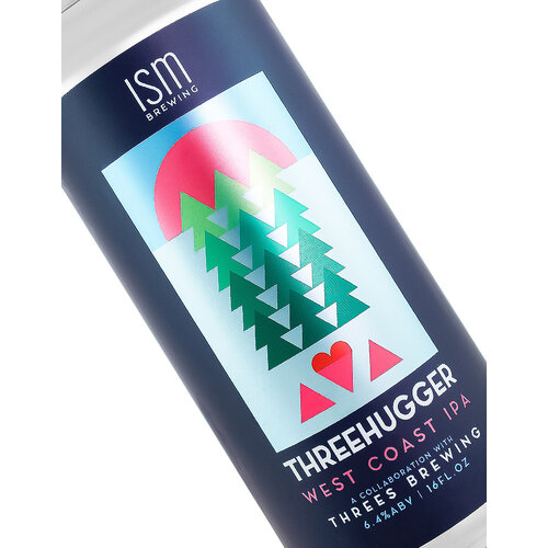 ISM Brewing/Threes Brewing "Threehugger" West Coast IPA 16oz Can - Long Beach, CA ISM Brewing/Threes Brewing "Threehugger" West Coast IPA 16oz Can - Long Beach, CA