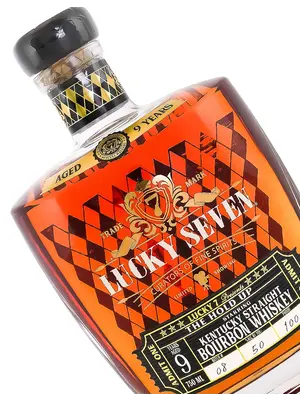 Lucky Seven "The Hold Up" Kentucky Straight Bourbon Whiskey Aged 9 Years, Bardstown, Kentucky