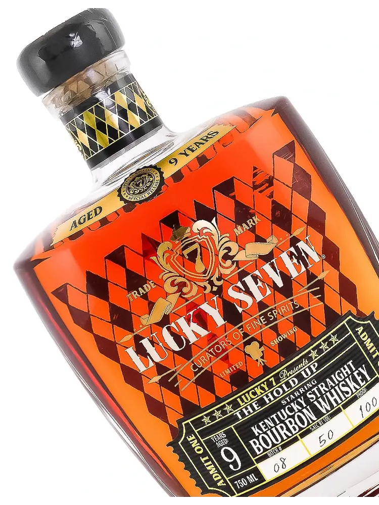 Lucky Seven "The Hold Up" Kentucky Straight Bourbon Whiskey Aged 9 Years, Bardstown, Kentucky