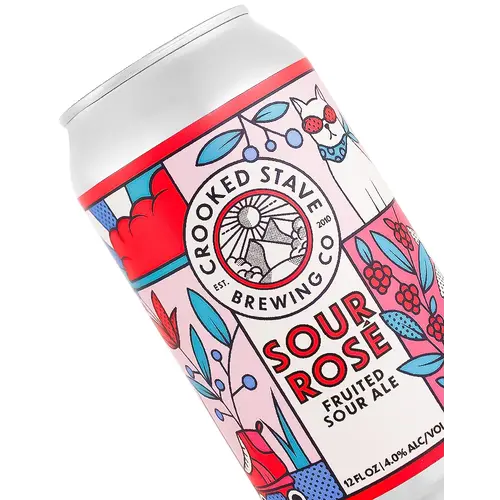 Crooked Stave "Sour Rose" Wild Ale 12oz Can - Denver CO Crooked Stave "Sour Rose" Wild Ale 12oz Can - Denver CO