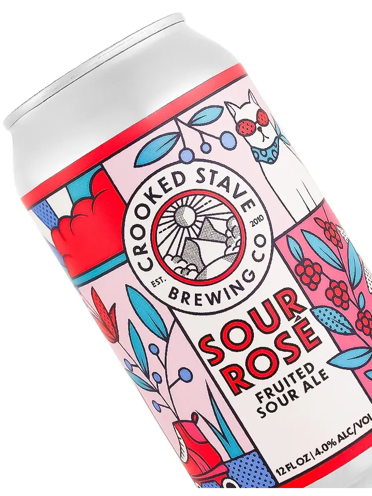 Crooked Stave "Sour Rose" Wild Ale 12oz Can - Denver CO