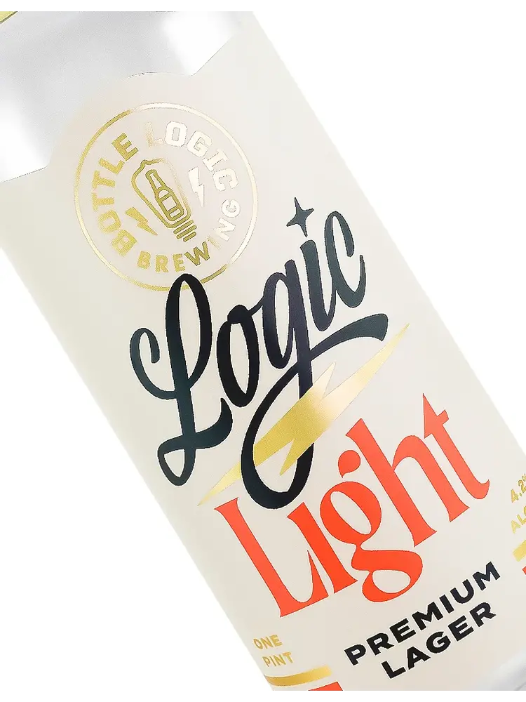 Bottle Logic Brewing "Logic Light" Premium Lager 16oz Can - Anaheim, CA
