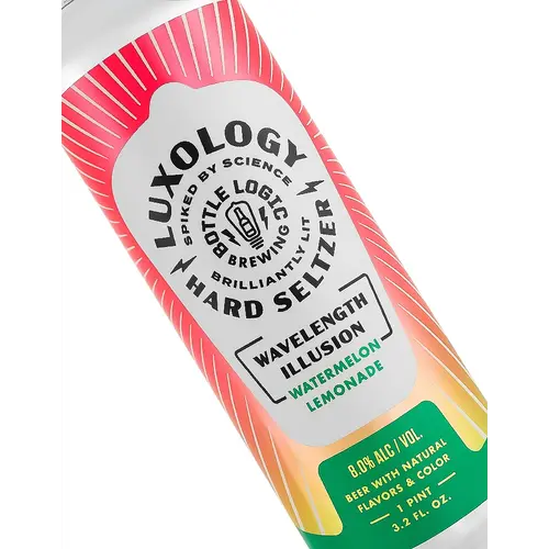 Bottle Logic Brewing "Wavelength Illusion" Watermelon Lemonade Hard Seltzer 19.2oz Can - Anaheim, CA Bottle Logic Brewing "Wavelength Illusion" Watermelon Lemonade Hard Seltzer 19.2oz Can - Anaheim, CA